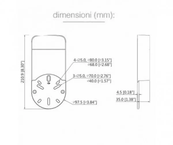 Dahua nosac za kamere DH-PFA12A Slika 1