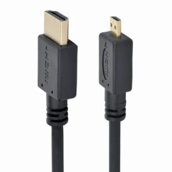 GEMBIRD CC-HDMID-6 Gembird HDMI male to micro D-male black kabl 1.8m Slika 3