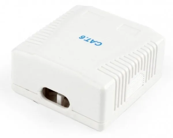 GEMBIRD NCAC-2F6-01 Gembird CAT6 FTP 2-port kutija za površinsku montažu za RJ45 Slika 3