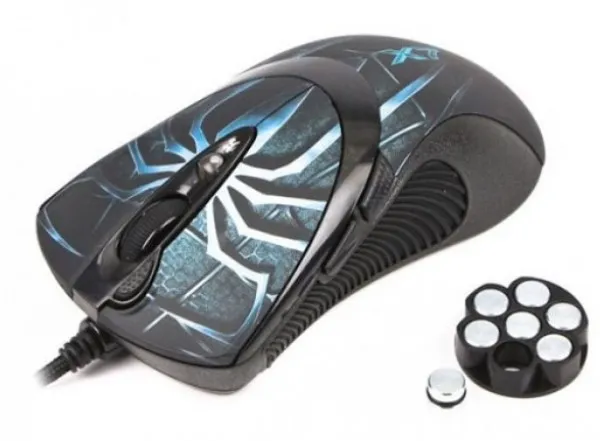 A4 TECH A4-XL-747H A4Tech Gejmerski anti vibrate LASERSKI mis 1000Hz/100-3600Dpi, sa tegovima, USB 123mm Slika 2