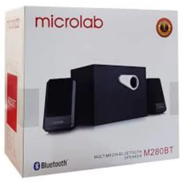 MICROLAB Microlab M280BT Aktivni drveni zvucnici 2.1 42W RMS(26W, 2x8W) SD, USB, BLUETOOTH , 3.5mm Slika 3
