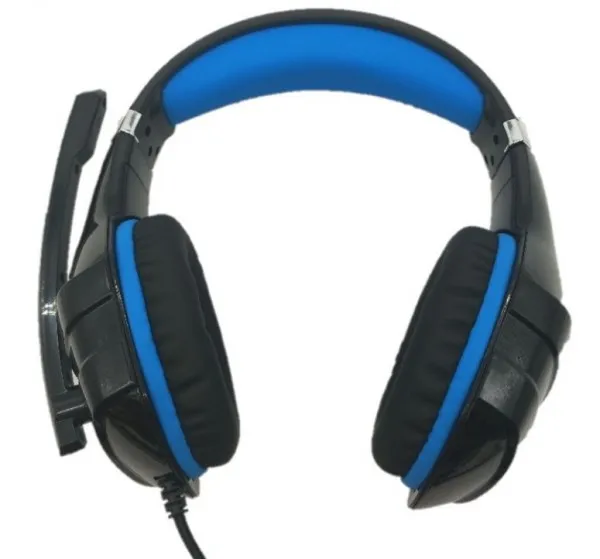 MICROLAB Microlab G6 Gejmerske slusalice sa mikrofonom, 50mm/20Ohm, color LED, 3.5mm + USB blue/black Slika 9