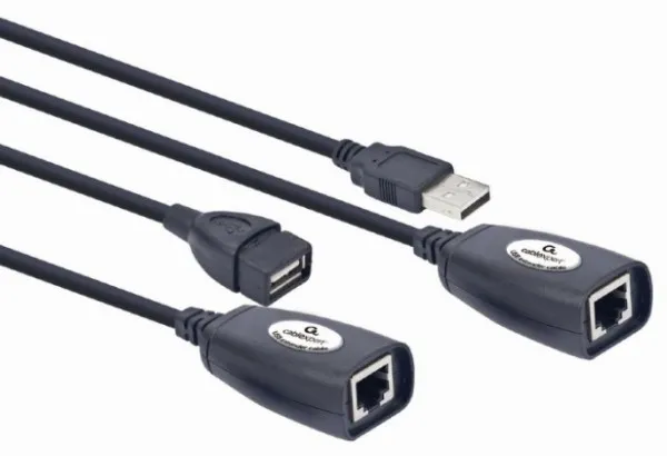 GEMBIRD UAE-30M Gembird USB extender radi sa CAT5e ili CAT6 LAN kablom, 30m Slika 1