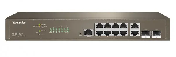 TENDA Tenda TEG5312F LAN 10-Port10/100/1000M Base-T +2 Base-X SFP Ethernet ports Desktop/wall mount switch Slika 2