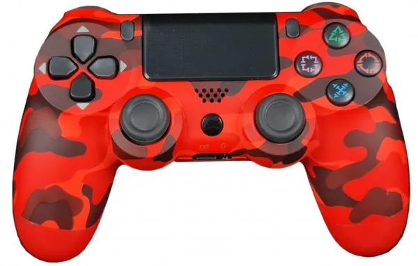 GEMBIRD JPD-Wireless-Thrillershock PC/PS4 CAMO RED Gembird Bezicni gamepad sa dvostrukom vibracijom v2 Slika 3