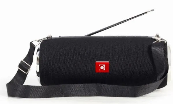GEMBIRD SPK-BT-17 Gembird Portable Bluetooth speaker +handsfree 2x5W, FM, USB, SD, AUX + antena black Slika 1