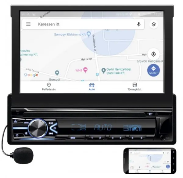 Auto radio sa video plejerom SAL VB-X800i LCD 7.0”, osetljiv na dodir, FM, USB, SD, 3,5mm, Bluetooth Slika 3