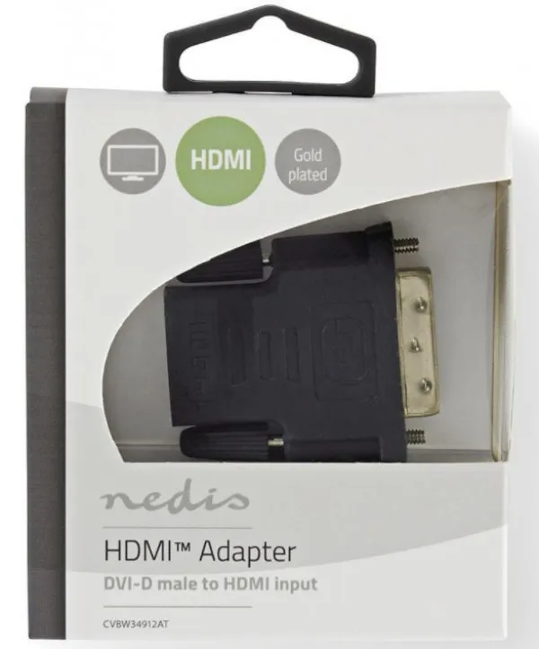 NEDIS CVBW34912AT HDMI (A female) to DVI-D 24+1-Pin (male) adapter Slika 3