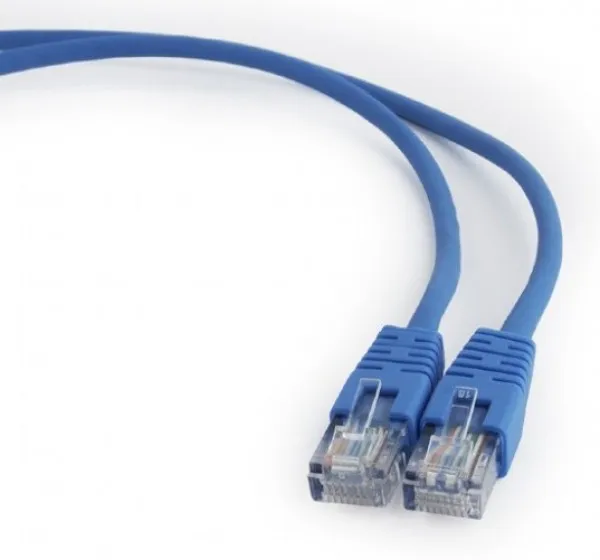 GEMBIRD PP12-0.25M/B Gembird mrezni kabl, CAT5e UTP Patch cord 0,25m blue Slika 1