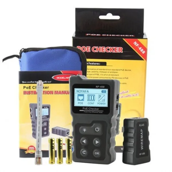 Tester Kablovski POE LAN Noyafa NF-488 STP / UTP do 600m Slika 5