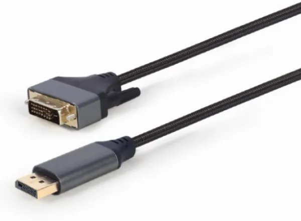 GEMBIRD CC-DPM-DVIM-4K-6 Gembird DisplayPort na DVI digital interface kabl 4K at 30 Hz, Premium Series 1.8m Slika 3