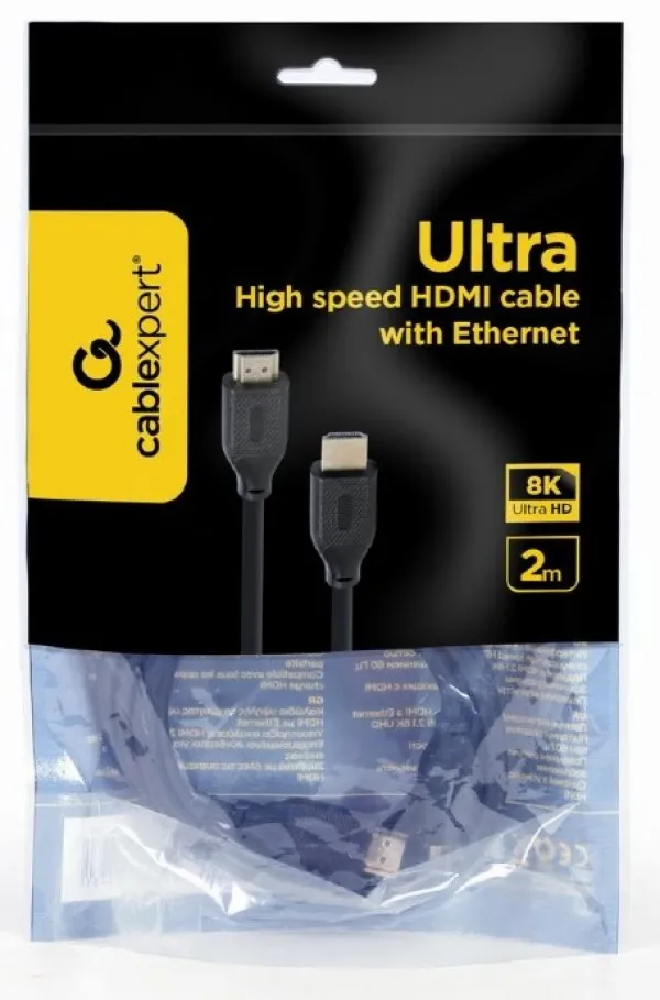 GEMBIRD CC-HDMI8K-2M Gembird HDMI kabl v.2.1 ethernet support UHD/8K TV 2m Slika 4