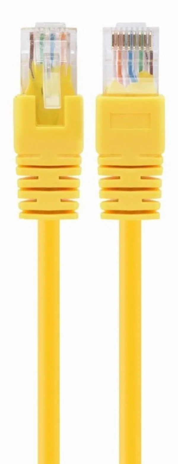GEMBIRD PP12-0.5M/Y Gembird Mrezni kabl, CAT5e UTP Patch cord 0.5m Yellow Slika 1