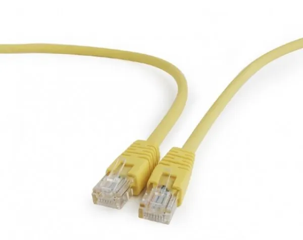 GEMBIRD PP12-0.5M/Y Gembird Mrezni kabl, CAT5e UTP Patch cord 0.5m Yellow Slika 3