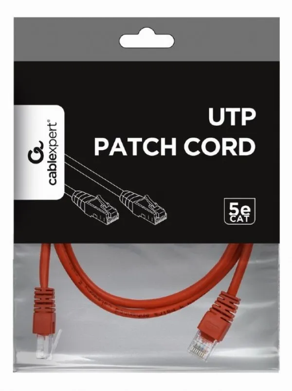 GEMBIRD PP12-3M/R Gembird Mrezni kabl, CAT5e UTP Patch cord 3m red A Slika 3