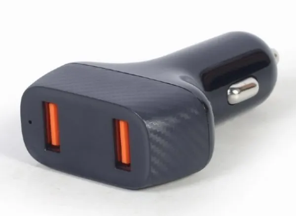 GEMBIRD TA-U2QC3-CAR-01 Gembird QC3.0 brzi auto punjac 2xUSB, 36W 3.6-6.5V/3A, 6.5-9V/2A, 9-12V/1.5A FO Slika 3