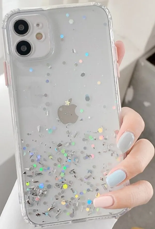 MCTK6-IPHONE 7 Plus/8 Plus * Furtrola 3D Sparkling star silicone Transparent (139) Slika 2