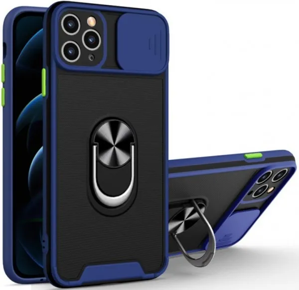 MCTR8-XIAOMI Redmi Note 8 Pro * Futrola Magnetic Defender Silicone Blue (149) Slika 2