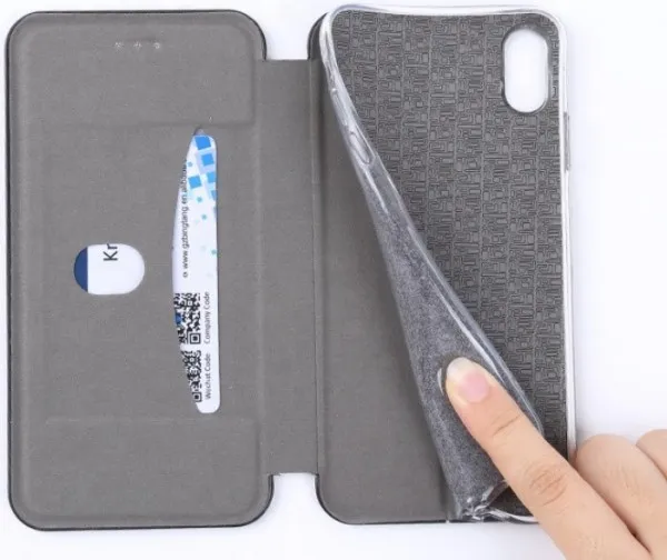 MCLF11-SAMSUNG Note 10 Plus * Futrola Leather FLIP Black (149) Slika 1