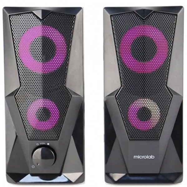 MICROLAB Microlab B27 Stereo zvucnici black, 10W RMS (2 x 5W), USB power, 3,5mm RGB Slika 2