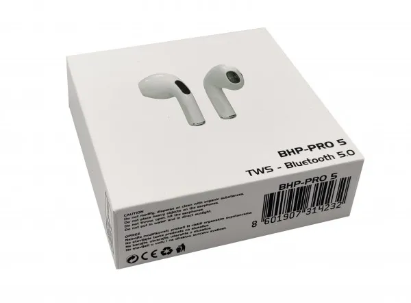GEMBIRD BHP-PRO 5 * Gembird bluetooth V5.0 slusalice, 32ohm, 40/250mAh, touch control and Siri (599) Slika 1