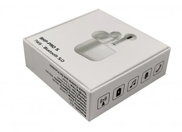 GEMBIRD BHP-PRO 5 * Gembird bluetooth V5.0 slusalice, 32ohm, 40/250mAh, touch control and Siri (599) Slika 3