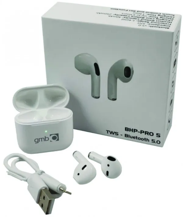 GEMBIRD BHP-PRO 5 * Gembird bluetooth V5.0 slusalice, 32ohm, 40/250mAh, touch control and Siri (599) Slika 2