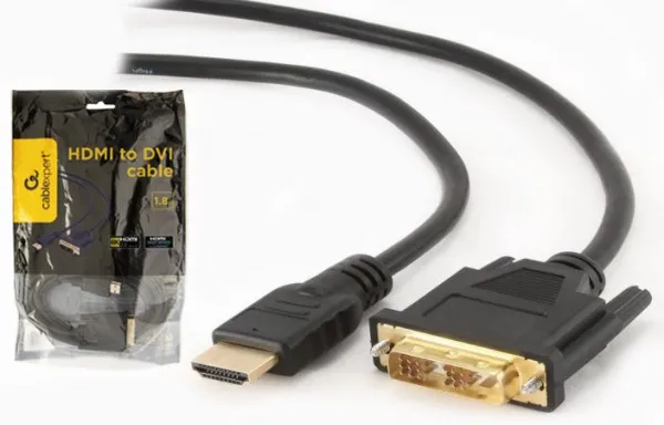 GEMBIRD CC-HDMI-DVI-6 Gembird HDMI to DVI male-male kabl 1,8m Slika 3
