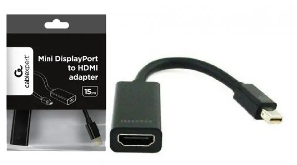 GEMBIRD A-mDPM-HDMIF-02 Gembird Mini DisplayPort v.1.2 to HDMI adapter cable, black Slika 2