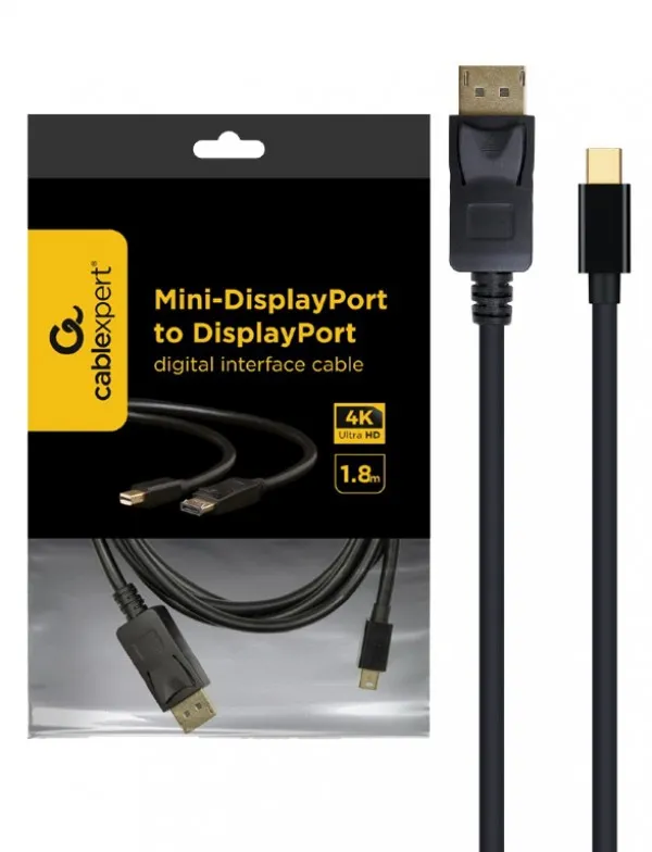 GEMBIRD CCP-mDP2-6 Gembird Mini DisplayPort to DisplayPort digital interface cable, 1.8 m Slika 2
