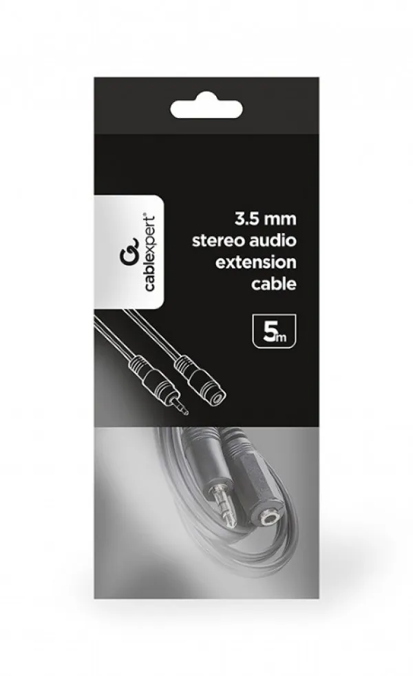GEMBIRD CCA-421S-5M Gembird 3.5mm stereo plug to 3.5mm stereo socket extension kabl 5m Slika 3