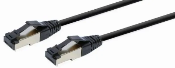 GEMBIRD PP8-LSZHCU-BK-2M Gembird Mrezni kabl S/FTP Cat.8 LSZH patch cord, black 2m Slika 2