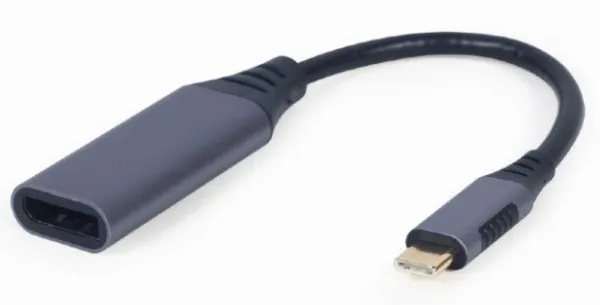 GEMBIRD A-USB3C-DPF-01 Gembird USB Type-C to DisplayPort male adapter, space grey A Slika 3