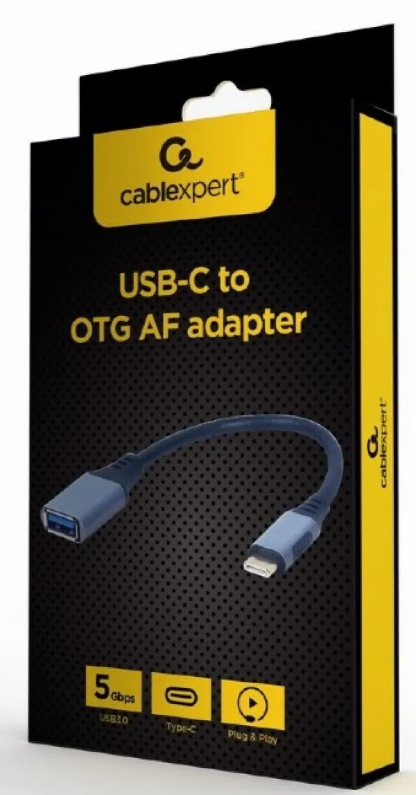 GEMBIRD A-USB3C-OTGAF-01 Gembird USB-C to OTG AF adapter, space grey Slika 2