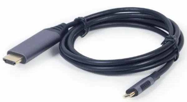GEMBIRD CC-USB3C-HDMI-01-6 Gembird USB Type-C to HDMI display adapter cable, space grey, 1.8 m A Slika 2