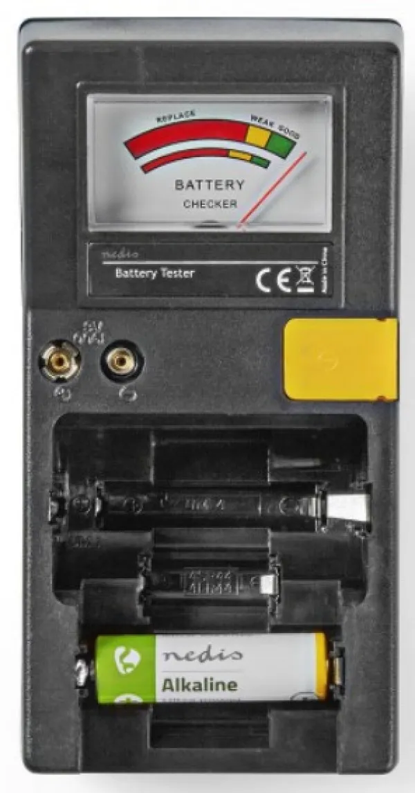NEDIS BATE110 tester za baterije AA, AAA, C, D, 9V, Dugme baterije Slika 3