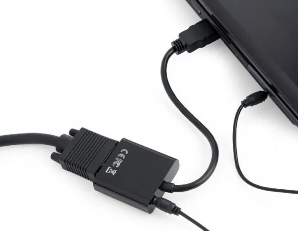 GEMBIRD A-HDMI-VGA-06 ** Gembird HDMI to VGA + AUDIO adapter cable, single port (alt A-HDMI-VGA-03, 439) Slika 4