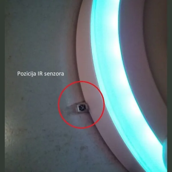 MIT.EL LED RGB okrugli nadgradni panel MP18NO-WRGB 18W+6W, 6500K + daljinski Slika 6