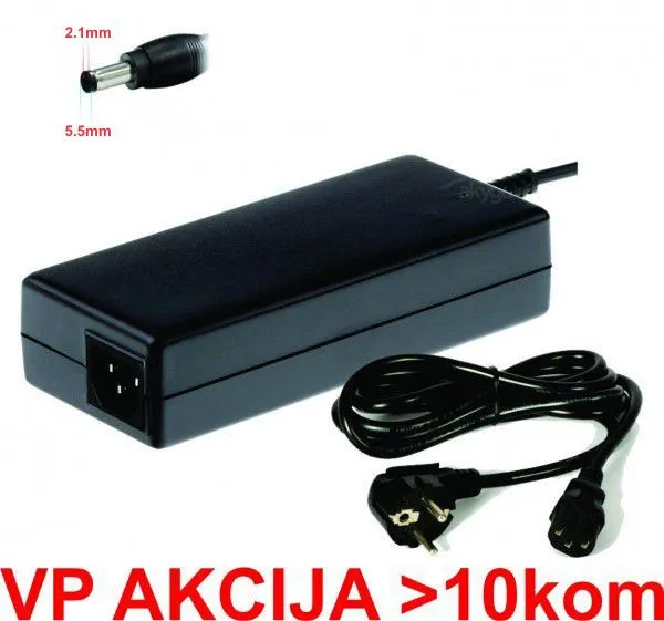 GEMBIRD NPA-AC47 ** Gembird punjac 12v/5A 60W, 1m kabl sa uzemljenjem, Coper napajanje, DC 5.5x2.1mm CE(671) Slika 1