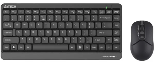 A4 TECH A4-FG1112 A4Tech Fstyler Bezicna tastatura YU-LAYOUT + bezicni mis USB,Black Slika 1