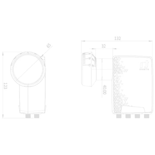 LNB LNB Octo, sum 0.7 dB, vodonepropusan, dugi vrat Slika 2