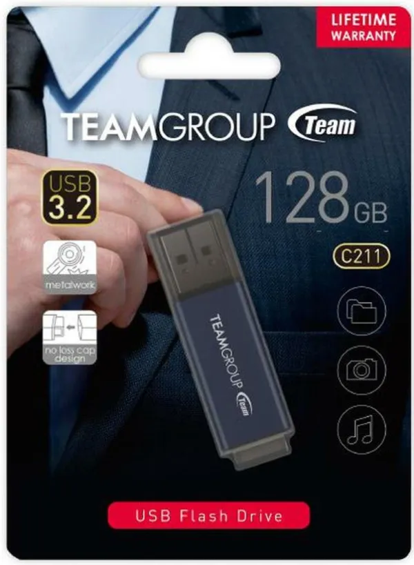 TEAM GROUP TeamGroup 128GB C211 USB 3.2 BLUE TC2113128GL01 Slika 2