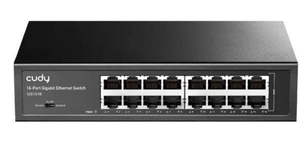 CUDY Cudy GS1016 16-Port 10/100/1000M Switch,16x Gbit RJ45 port, rackmount (Alt. PFS3016-16G) Slika 2