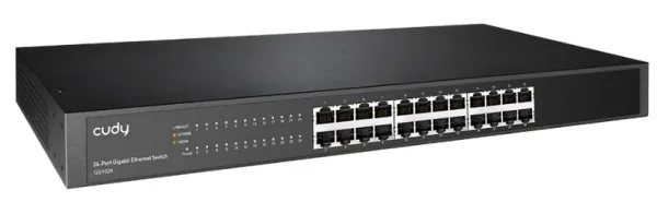 CUDY Cudy GS1024 24-Port 10/100/1000M Switch,24 x Gbit RJ45 port, rackmount (alt. PFS3024-24) Slika 1