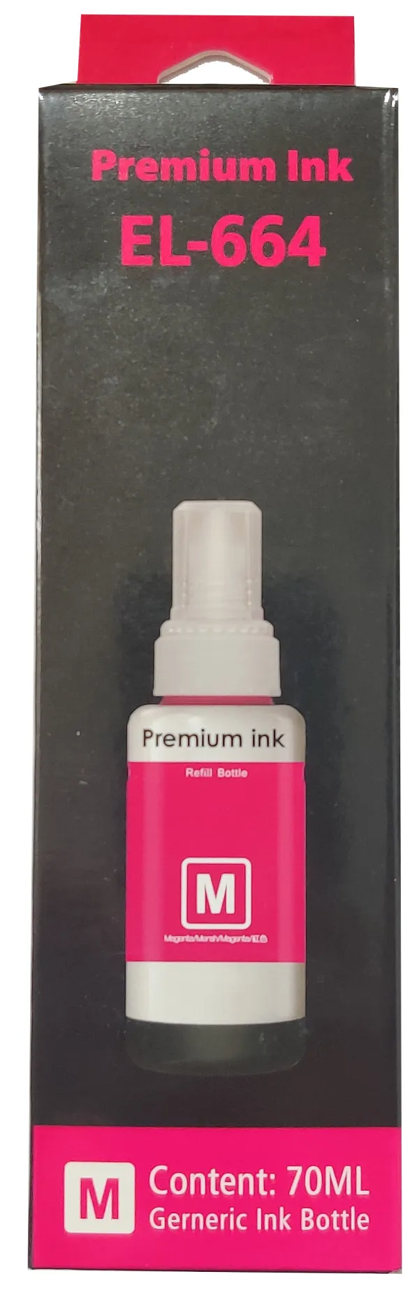 SINOCOPY INKJET T6643 M Dopuna magenta boja bocica sadrži 70 ml mastila za Epson EPIJM6643SC Slika 3