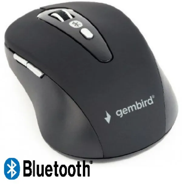 GEMBIRD MUSWB-6B-01 Gembird Bezicni BLUETOOTH mis opticki USB 800-1600Dpi black 95mm Slika 4