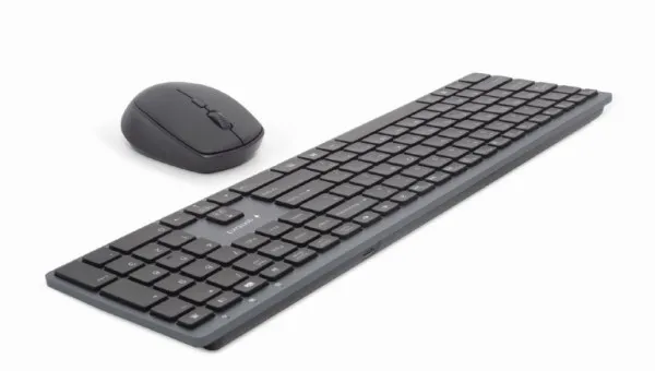 GEMBIRD KBS-ECLIPSE-M500 Gembird Backlight Pro Business Slim wireless desktop set, US layout, black Slika 3