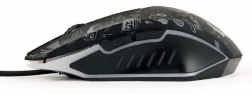 MUS-6B-GRAFIX-01 Gembird LED Opticki mis 1200-3600Dpi 6-button black 130mm USB Slika 2