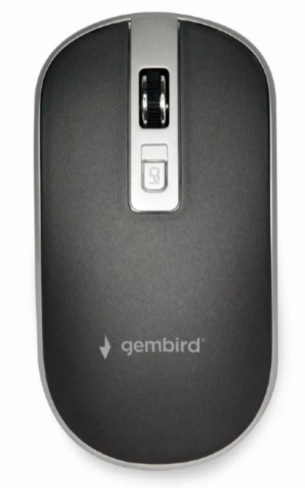 GEMBIRD MUSW-4B-06-BS Gembird Bezicni mis 2,4GHz opticki USB 800-1600Dpi black/silver 115mm Slika 4
