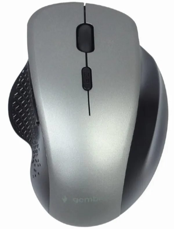 GEMBIRD MUSW-6B-02-BG Gembird Bezicni mis 2,4GHz opticki USB 6-button 800-1600Dpi black-spacegrey 112mm Slika 4
